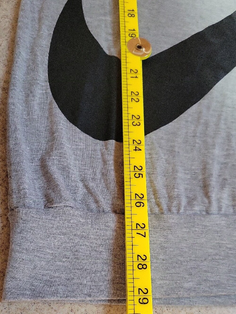Nike Long Sleeve Pullover Round Neck Top Rayon Stretch Size Large Relaxed - Picture 10 of 10